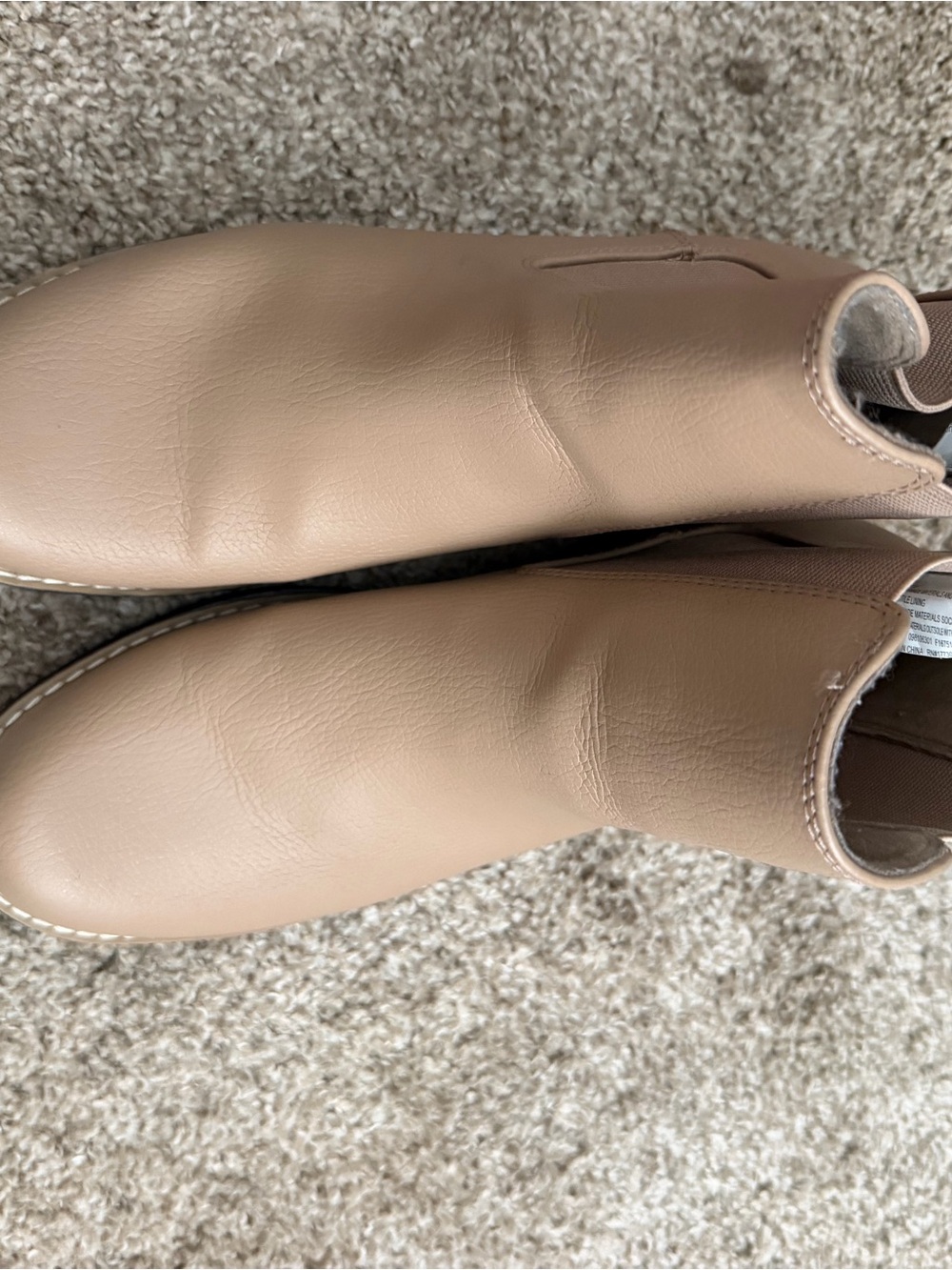 Universal Thread Women's Chelsea Booties in Blush Beige